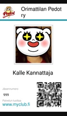 Näytä korttia portilla