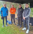 Petoliigan taustavoimiin kuuluu lukuisia vahvoja tekijöitä. Tässä vasemmalta Markku Maunula, Hannu Utriainen, Matti Ylinen ja Markku Siira. KUVA:Petri Marjamäki